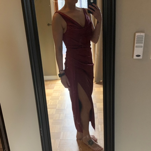 Cranberry Cocktail Dress - Picture 8 of 8